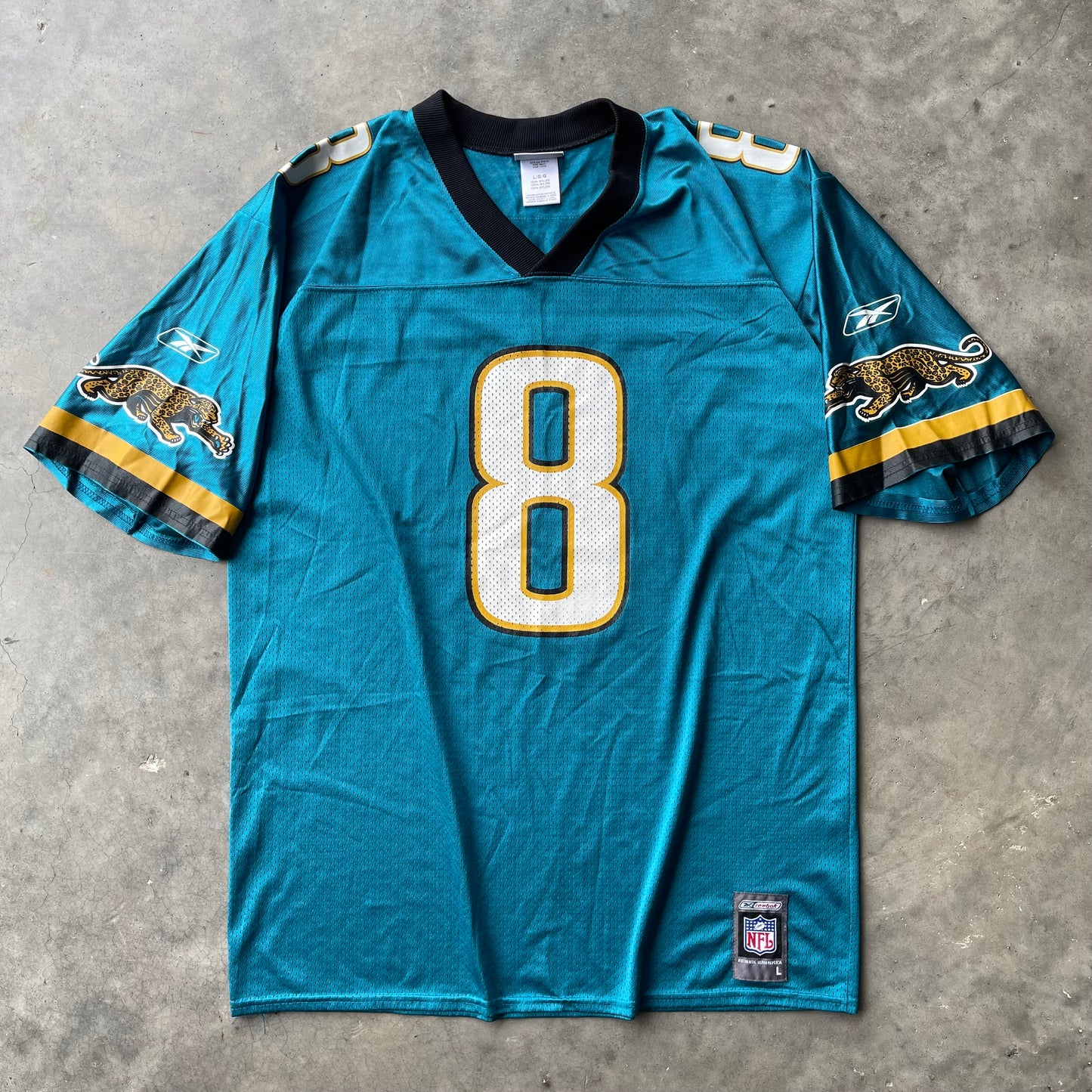 (L) 00s Jacksonville Jaguars Mark Brunell Football Jersey