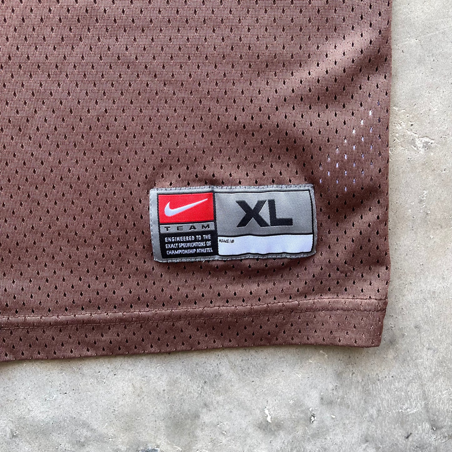 (XL) 00s Cleveland Browns "Midwest Express" Graphic Nike Football Jersey