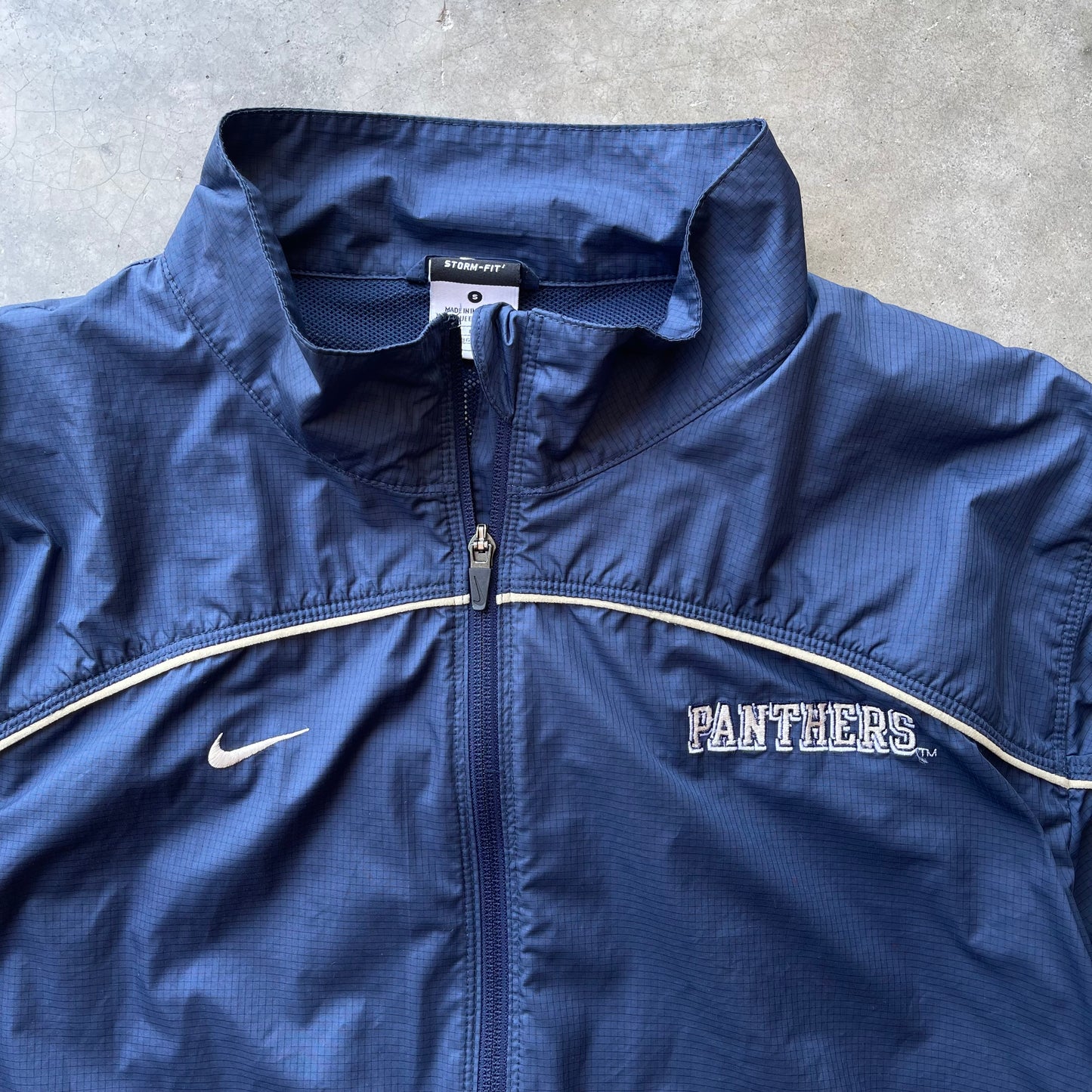 (L/XL) Nike University of Pittsburgh Pitt Panthers Windbreaker Full Zip Jacket