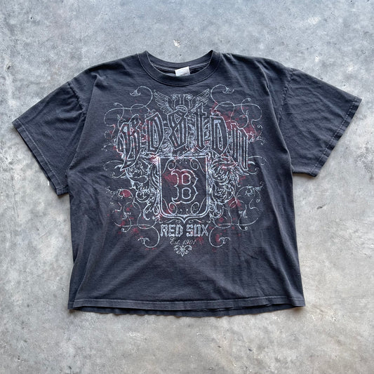 (XL) 00s Boston Red Sox Y2K Grunge Style Tee