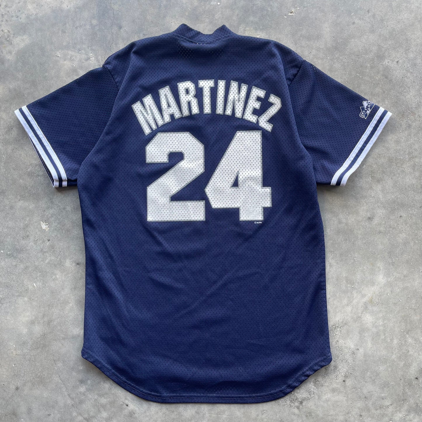 (L) 90s New York Yankees 'Tino Martinez' Mesh Jersey