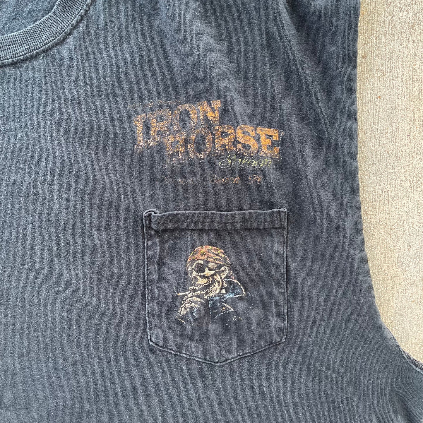 (L) 00s Iron Horse Graphic Tank Tee