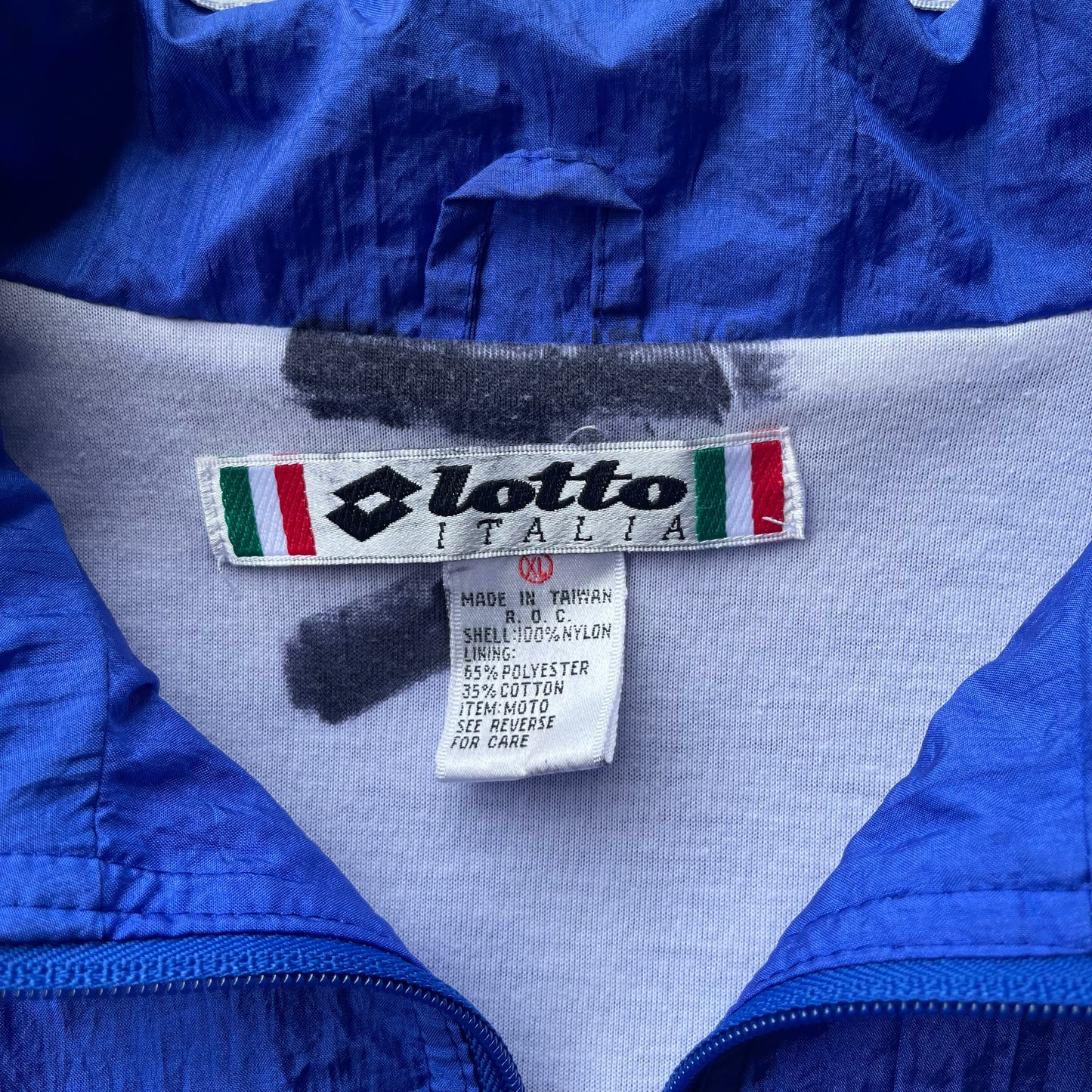 (L/XL) 90s Lotto Milan Soccer Windbreaker