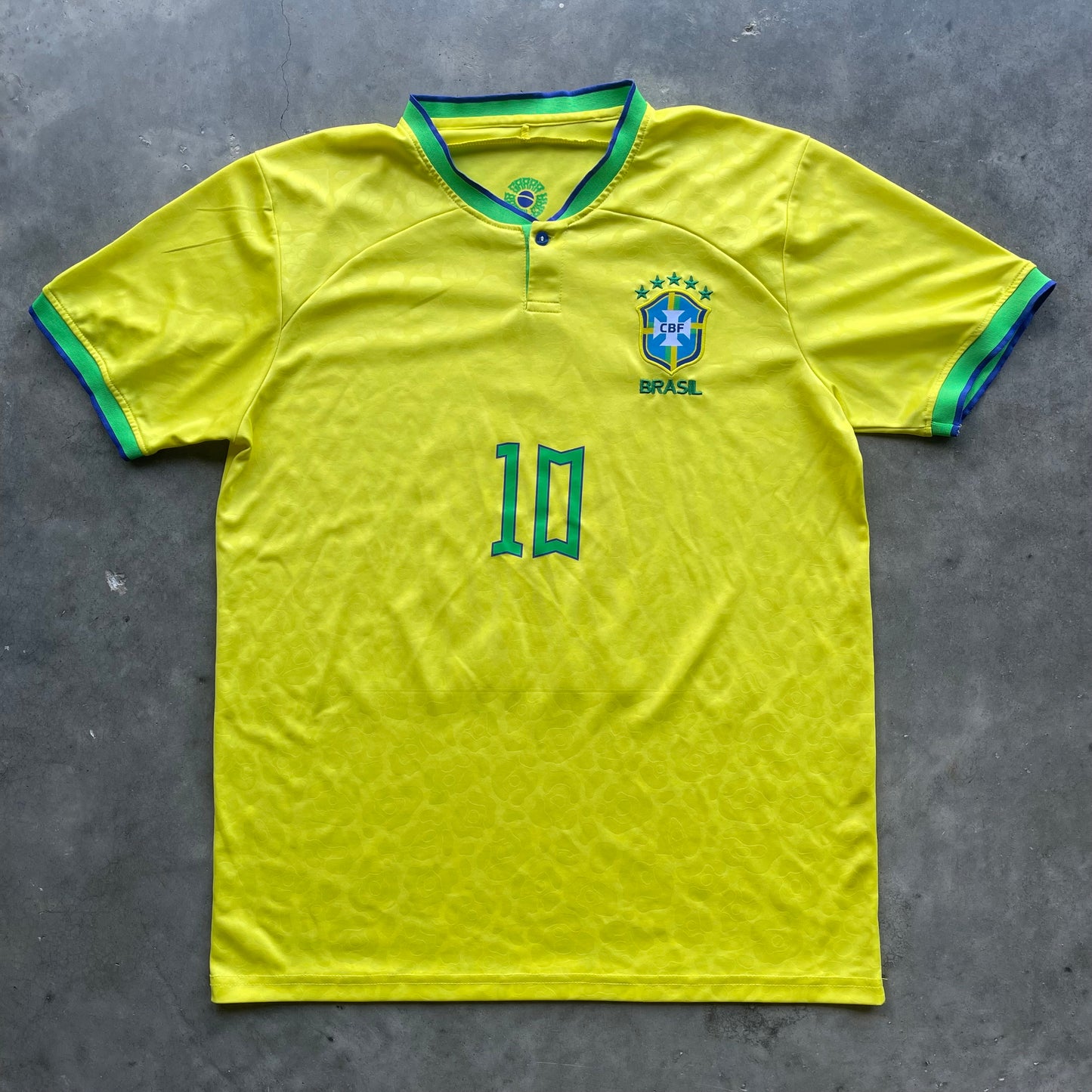 (L) Neymar Brasil Soccer Jersey
