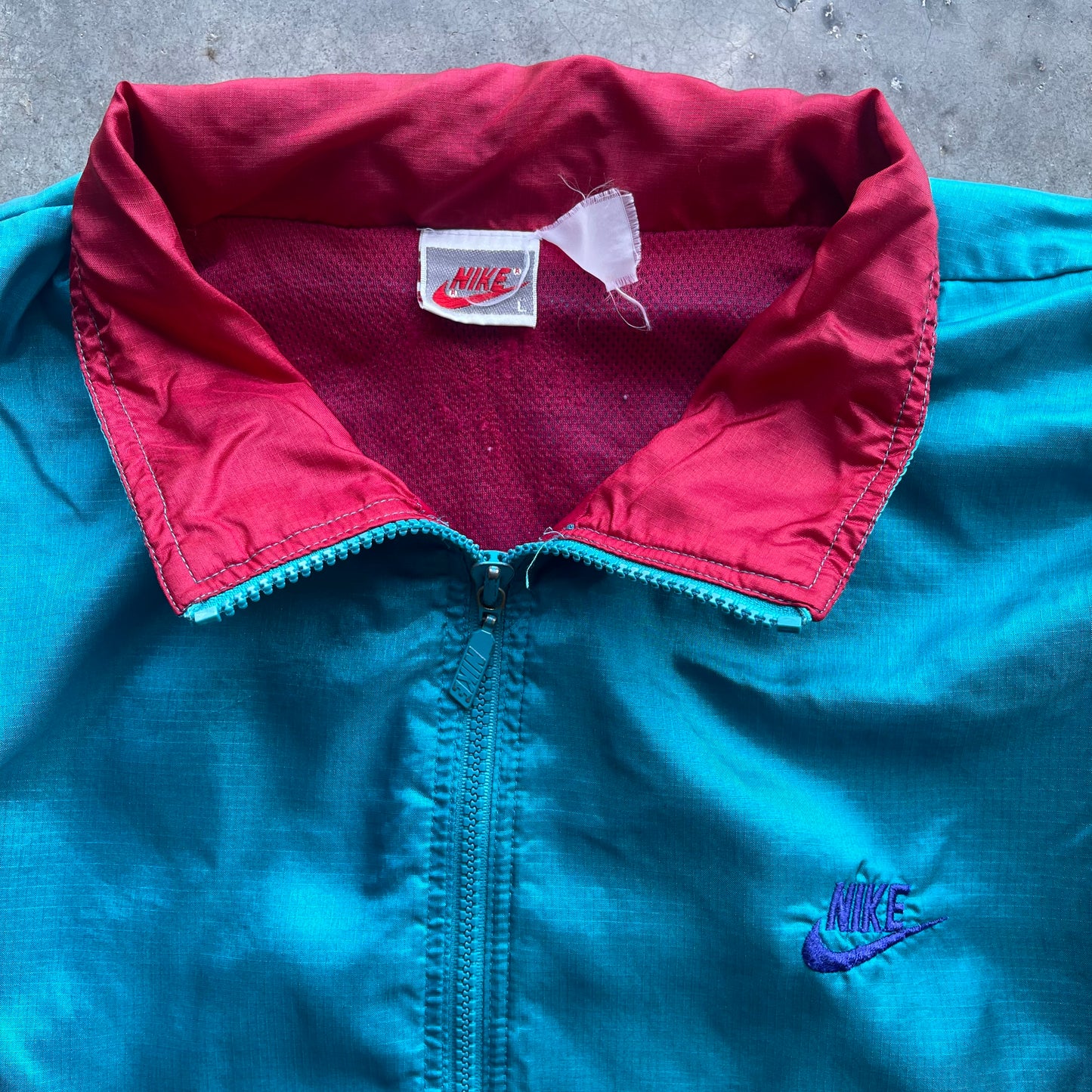 (L) 90s Nike Multi Color Windbreaker