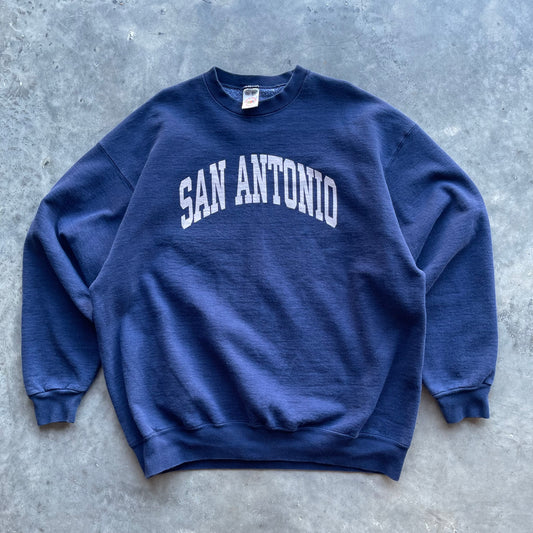 (2XL) 90s San Antonio Heavyweight Crewneck