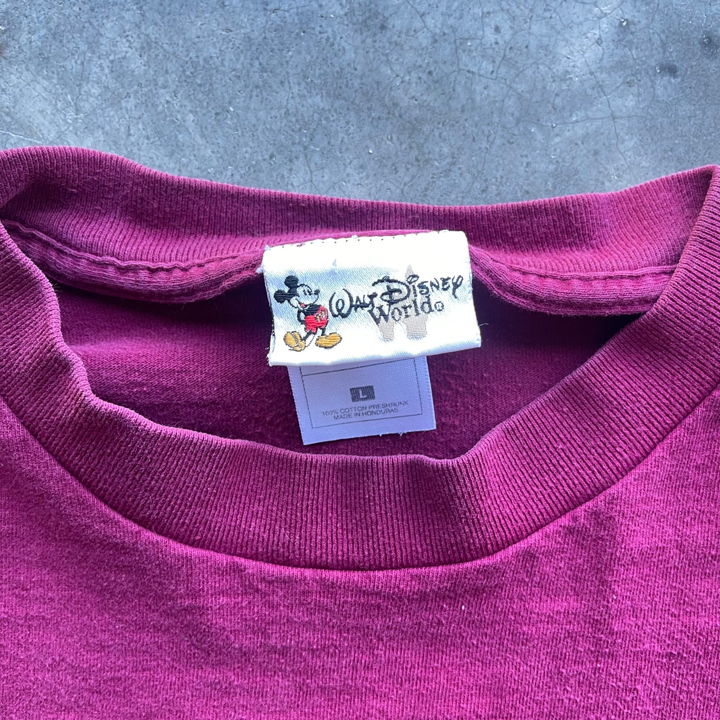 (M) Vintage Disney Mickey Embroidered Tee