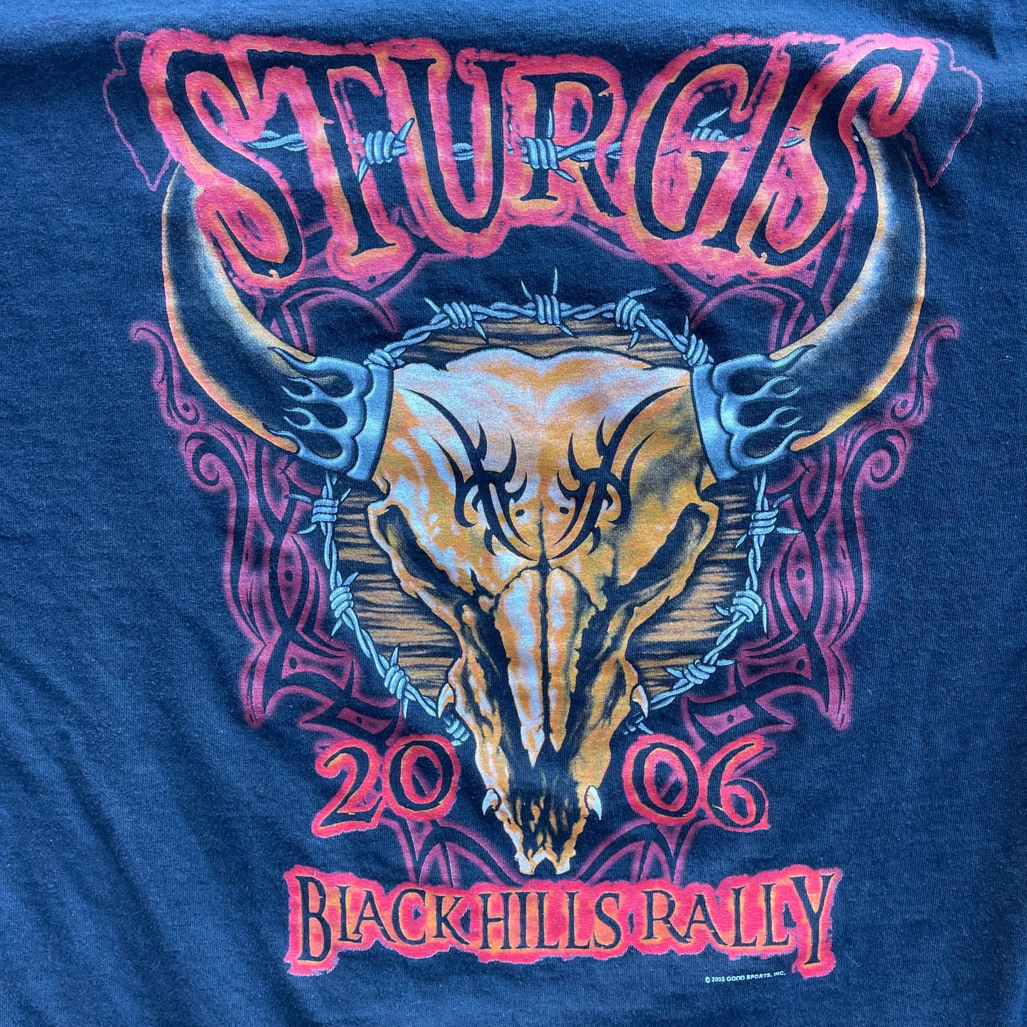 (M) '06 Sturgis Black Hills Rally Animal Skull Tee