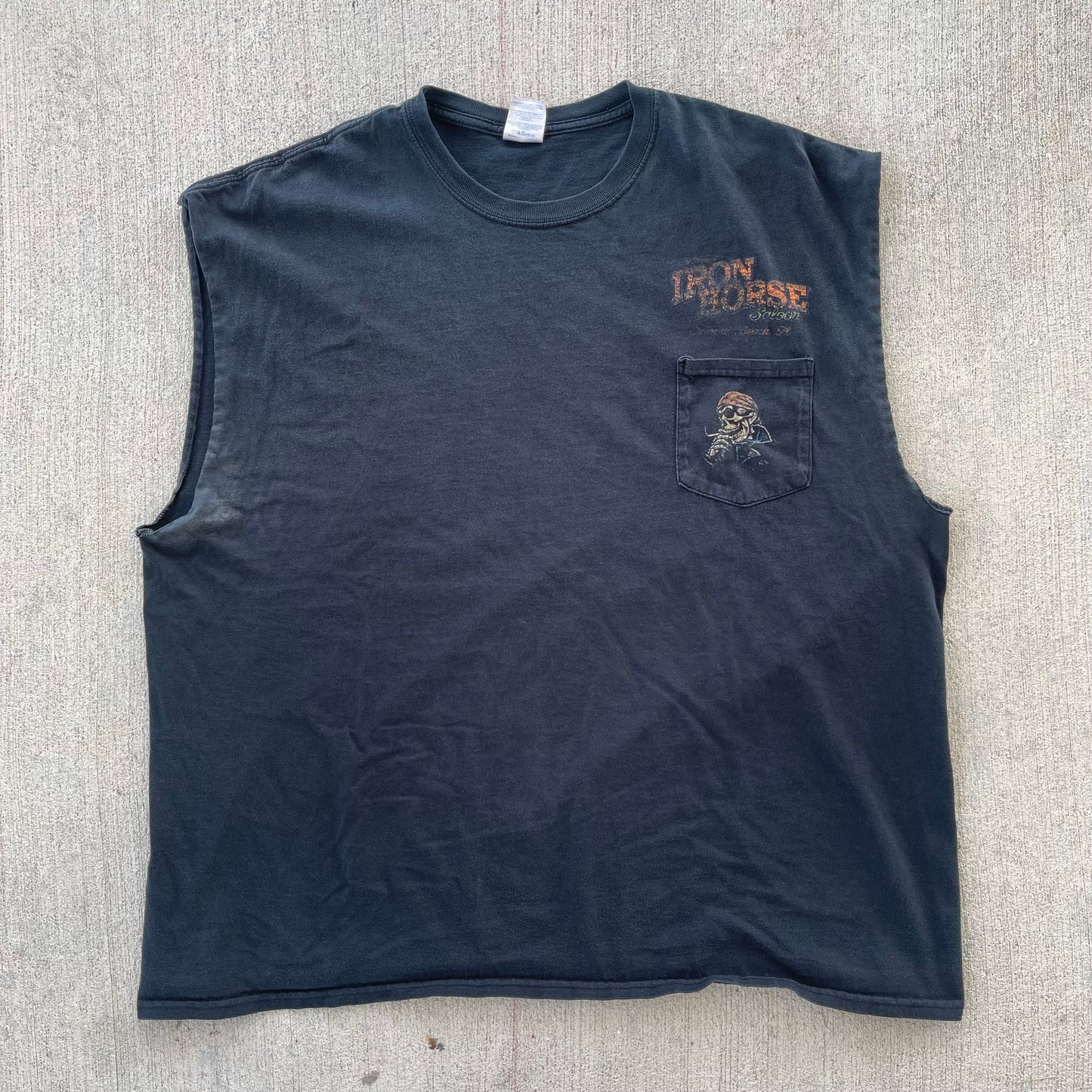 (L) 00s Iron Horse Graphic Tank Tee