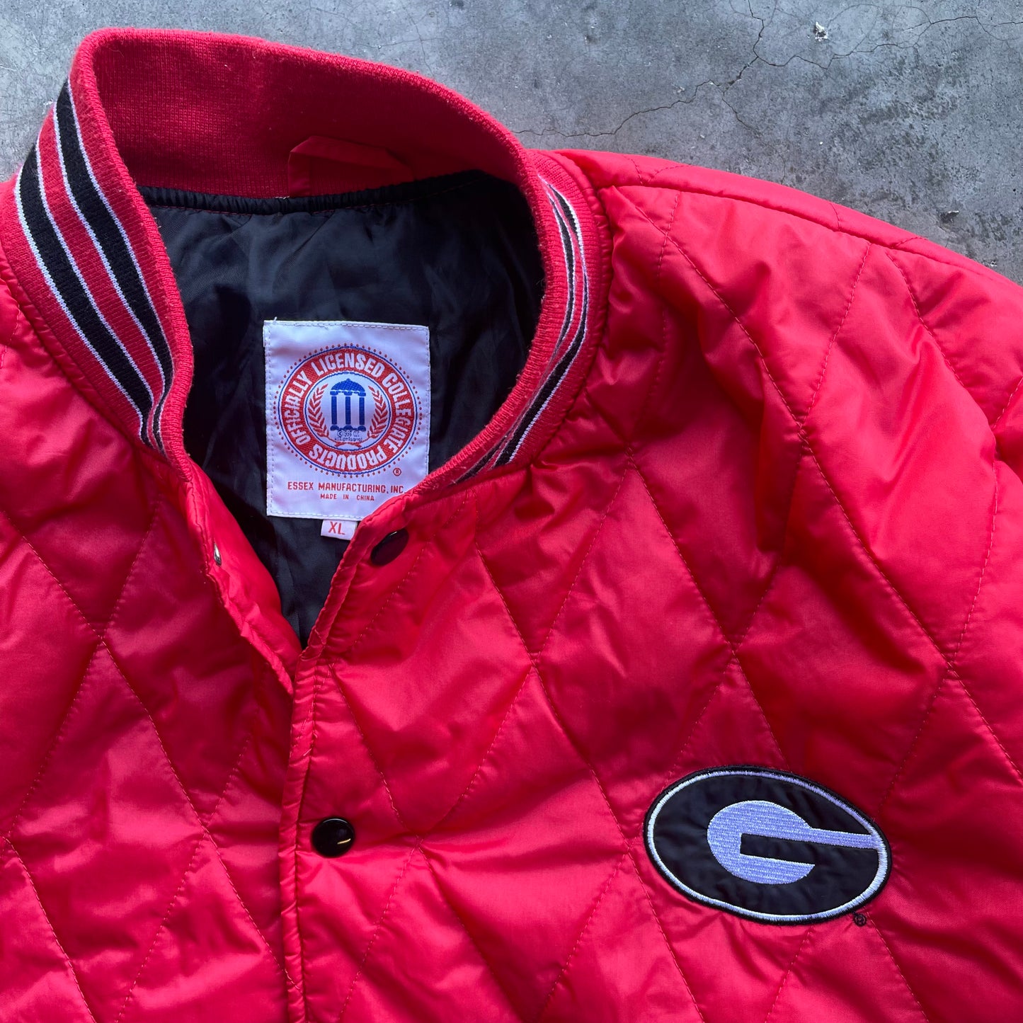 (XL) Vintage University of Georgia Bulldogs Jacket