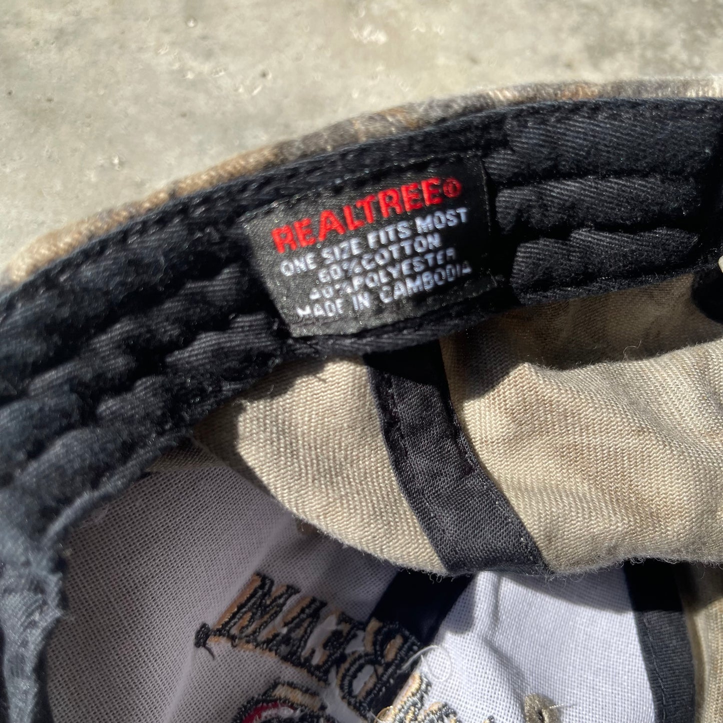 (OS) Jim Beam Hunting Camo Strap Hat