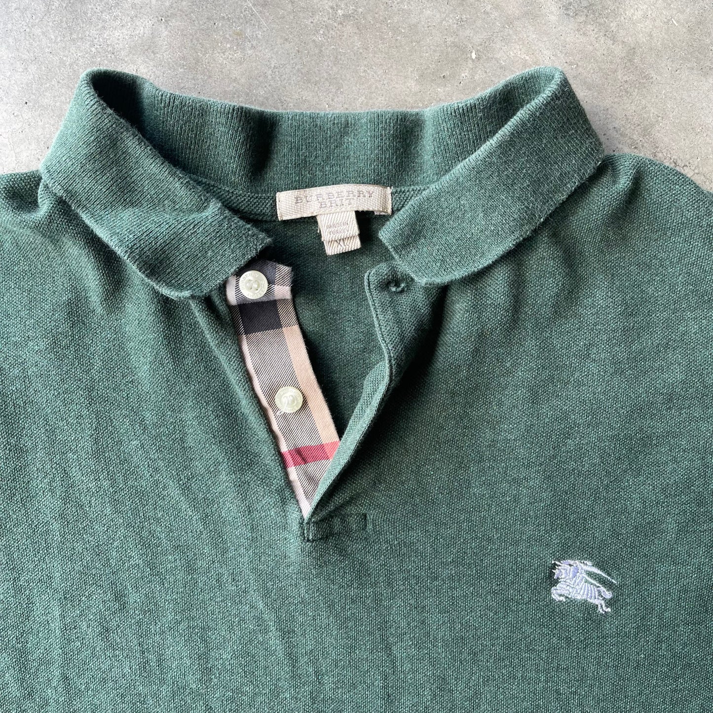 (S) Burberry Brit Green Polo
