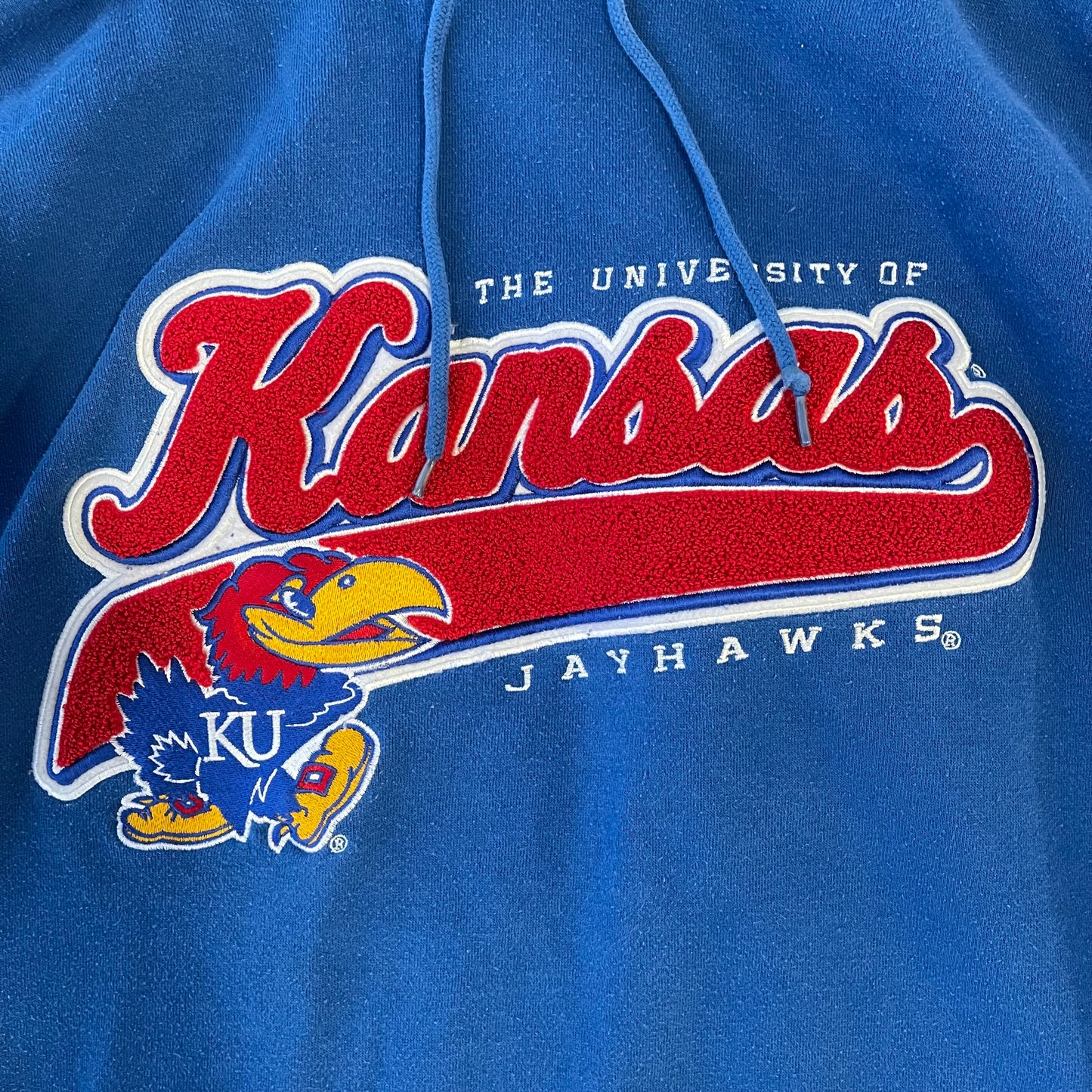 (L/XL) 00s University of Kansas Jayhawks Hoodie