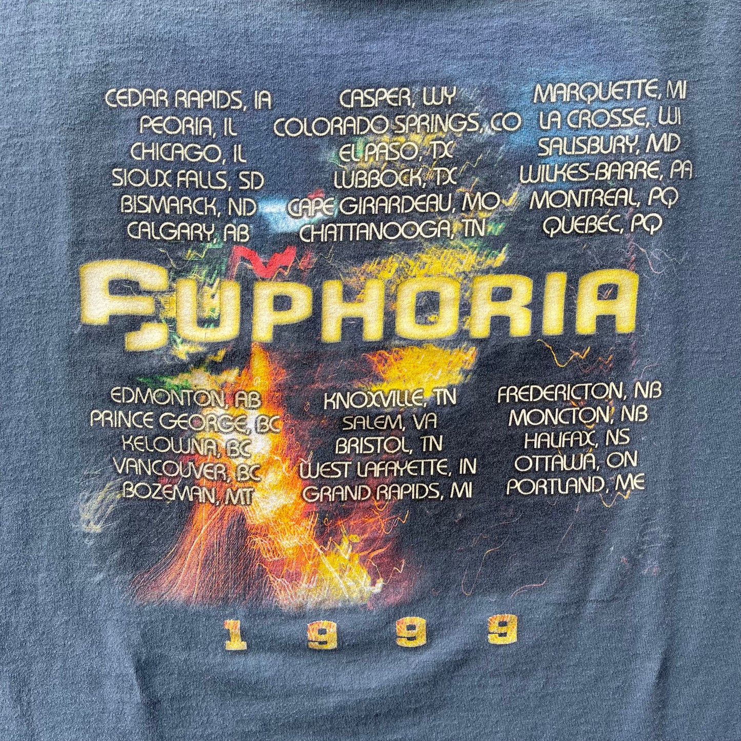 (XL) '99 Def Leppard 'Euphoria' Tour Tee