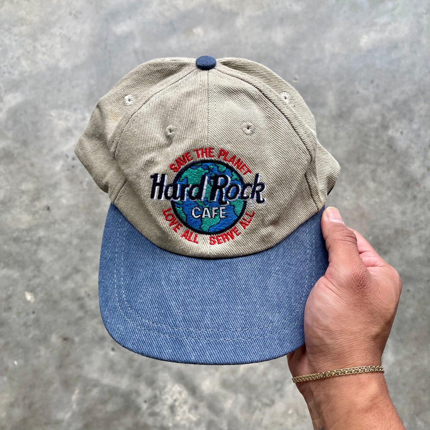 Vintage Hard Rock “Dallas” Embroidered SnapBack Hat