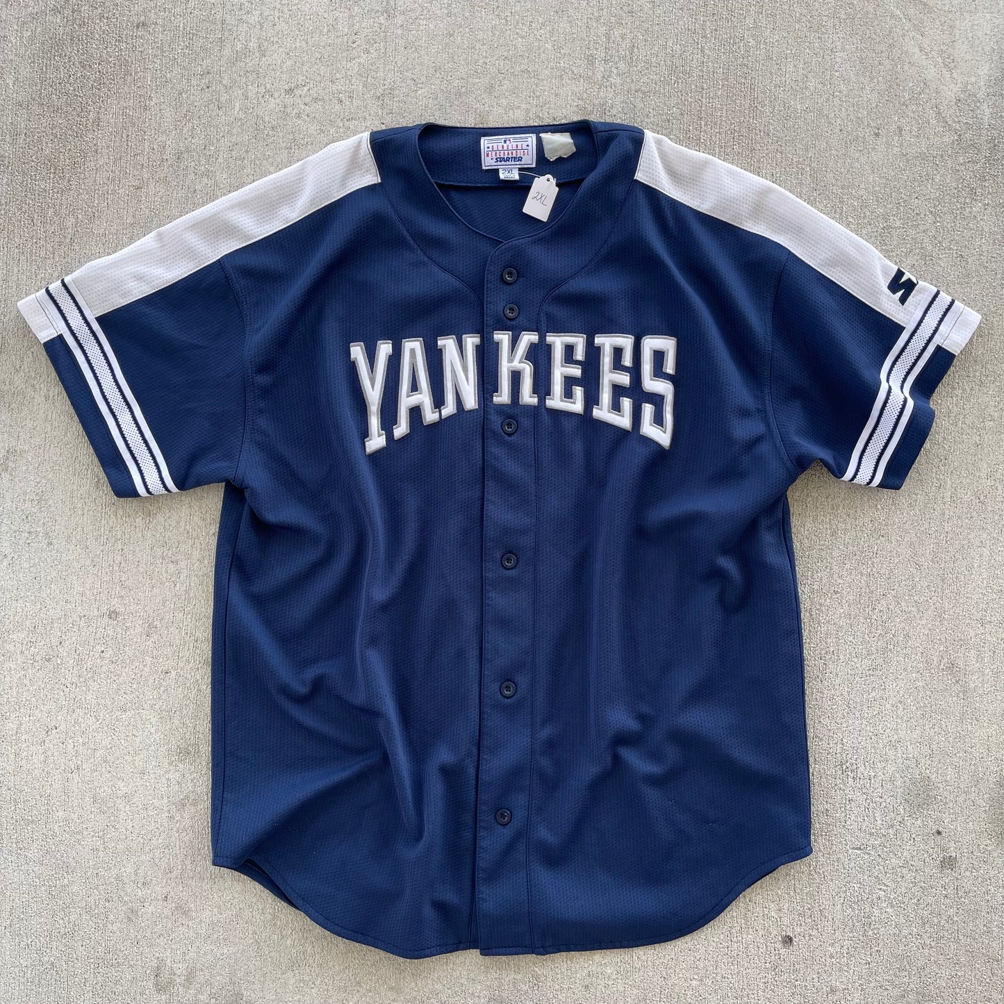 (2XL) 00s New York Yankees 'Derek Jeter' Baseball Jersey