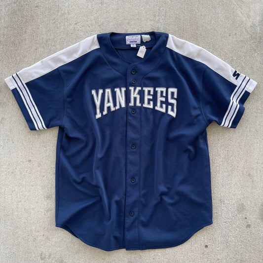 (2XL) 00s New York Yankees 'Derek Jeter' Baseball Jersey