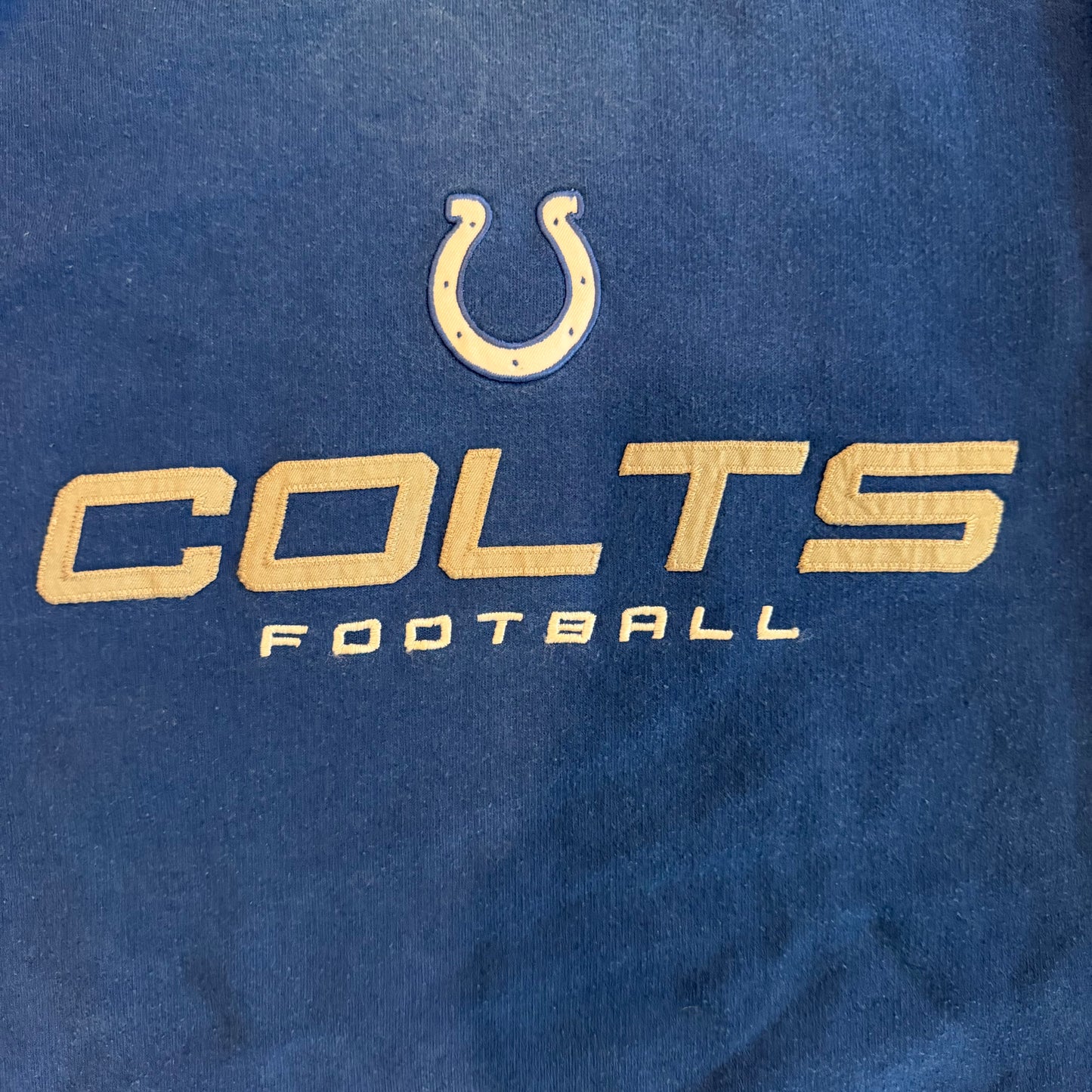 (L) Indianapolis Colts Blue NFL Crewneck