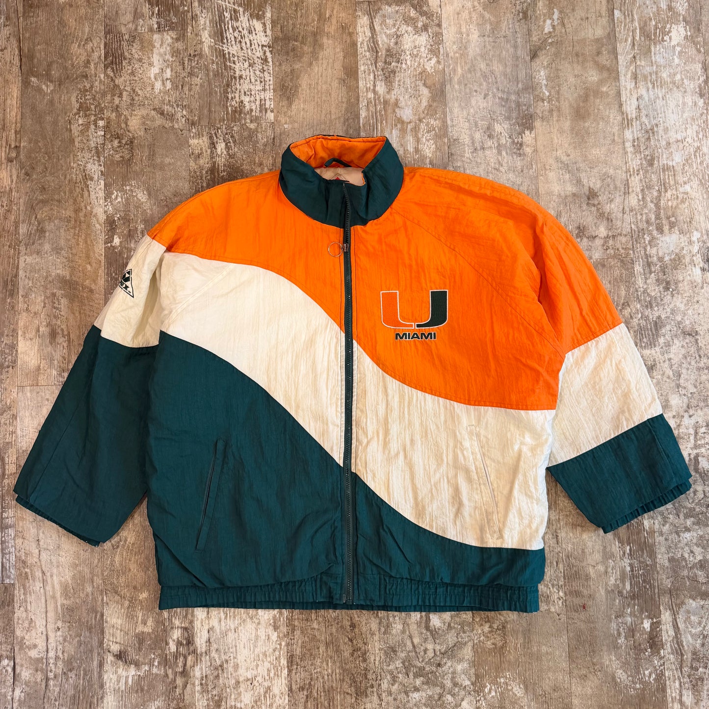 (XL) Vintage 1990s Miami Hurricanes Apex One Jacket