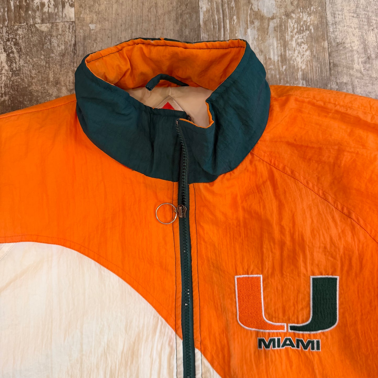 (XL) Vintage 1990s Miami Hurricanes Apex One Jacket
