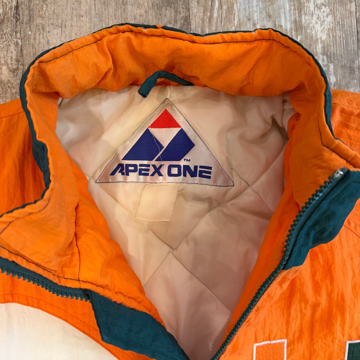 (XL) Vintage 1990s Miami Hurricanes Apex One Jacket