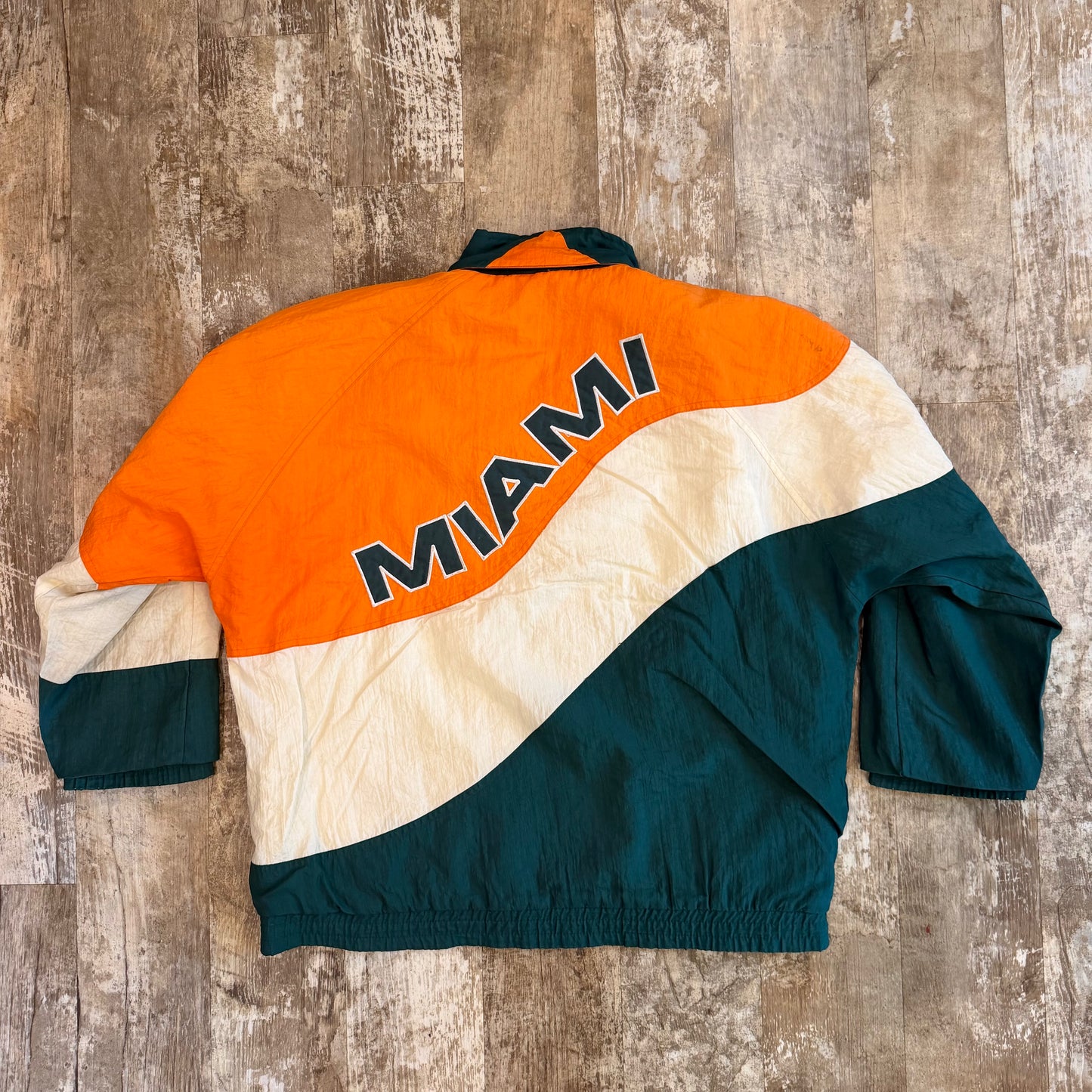 (XL) Vintage 1990s Miami Hurricanes Apex One Jacket
