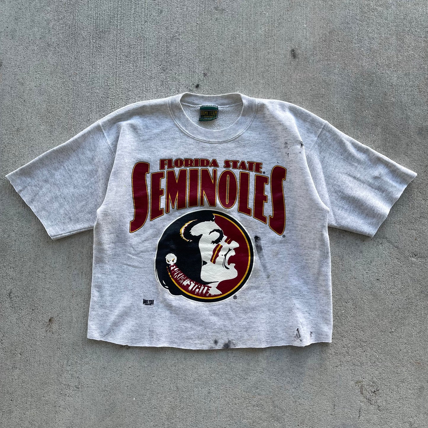 (S/M) 90s Florida State Seminoles Cropped Sweatshirt