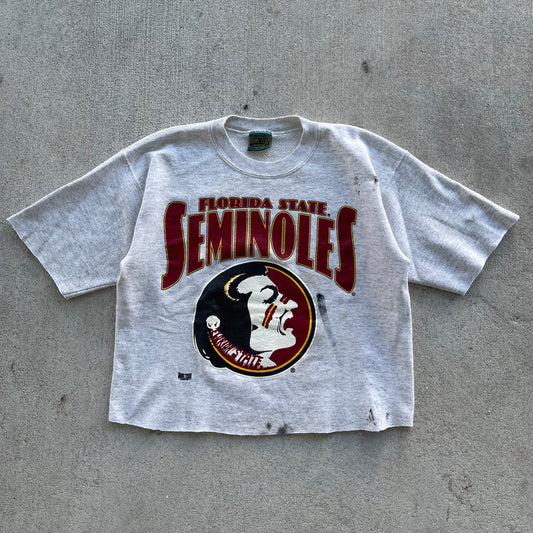 (S/M) 90s Florida State Seminoles Cropped Sweatshirt
