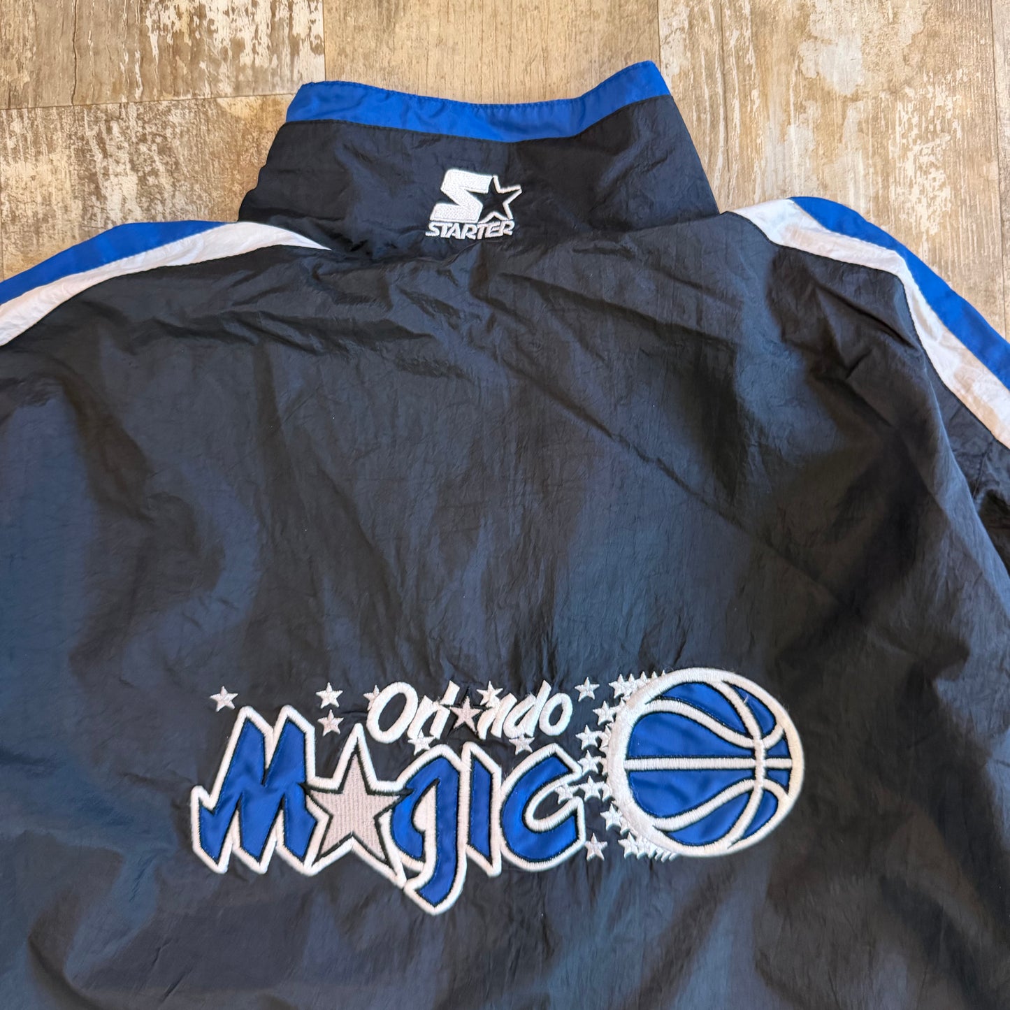 (L) Vintage 1990s Orlando Magic Starter NBA Windbreaker Jacket