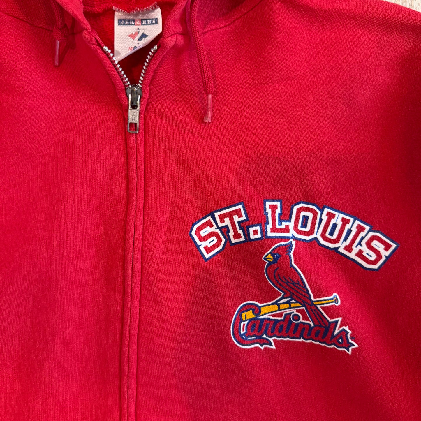 (S) Vintage 2006 St. Louis Cardinals World Series Champions Full Zip Hoodie