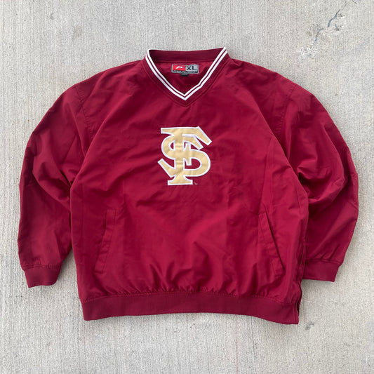 (XL) Vintage FSU Pullover Windbreaker
