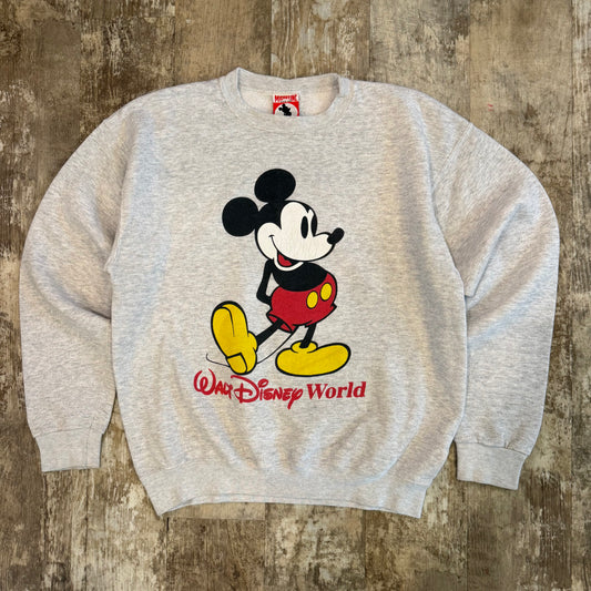 (M) Vintage 90s Walt Disney World Mickey Mouse Crewneck