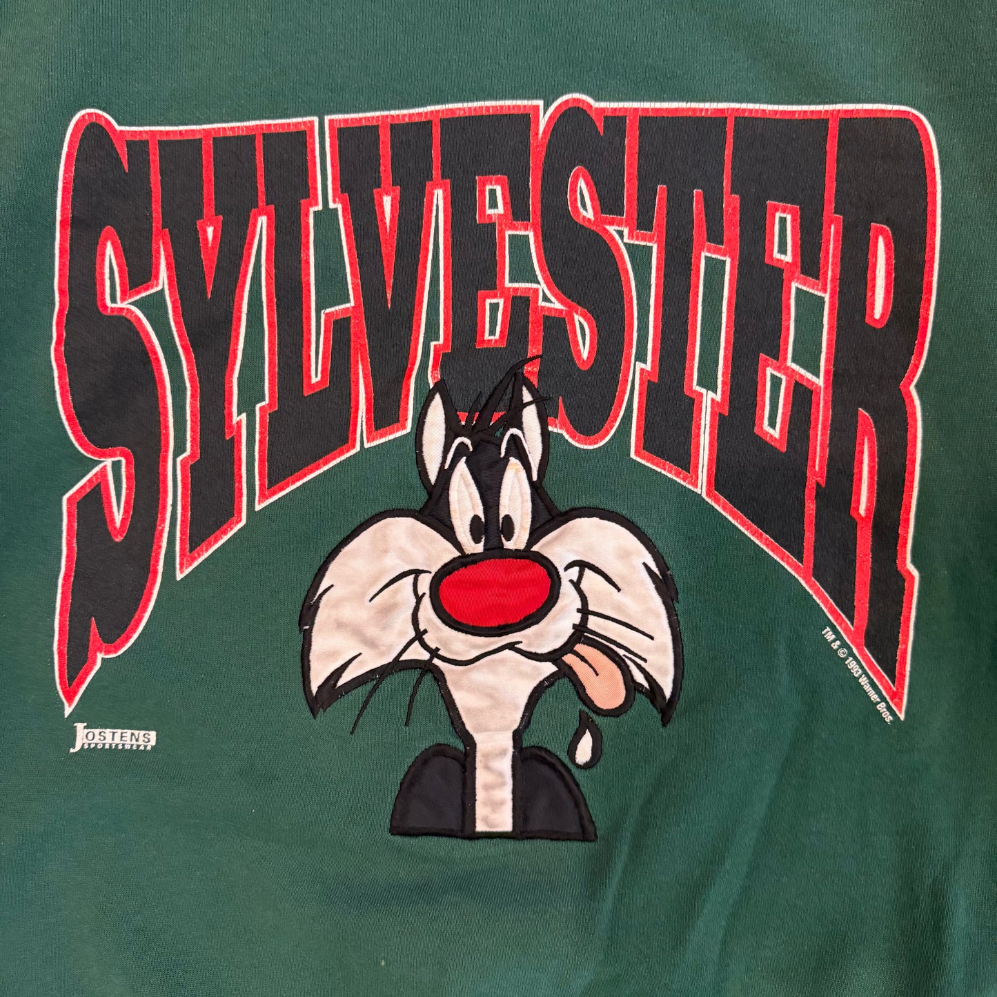 (L) Vintage 90s Looney Tunes "Sylvester" Crewneck