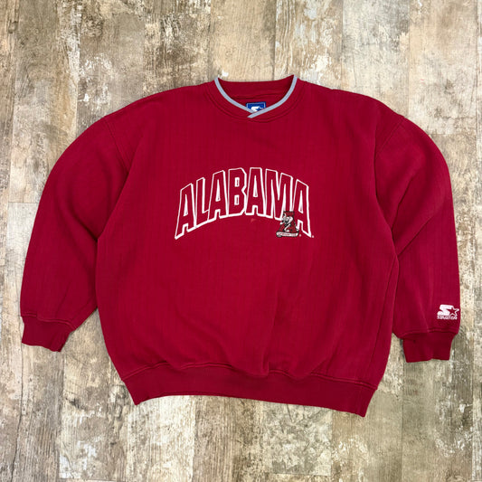 (2XL) Vintage 1990s University of Alabama Crimson Tide Crewneck