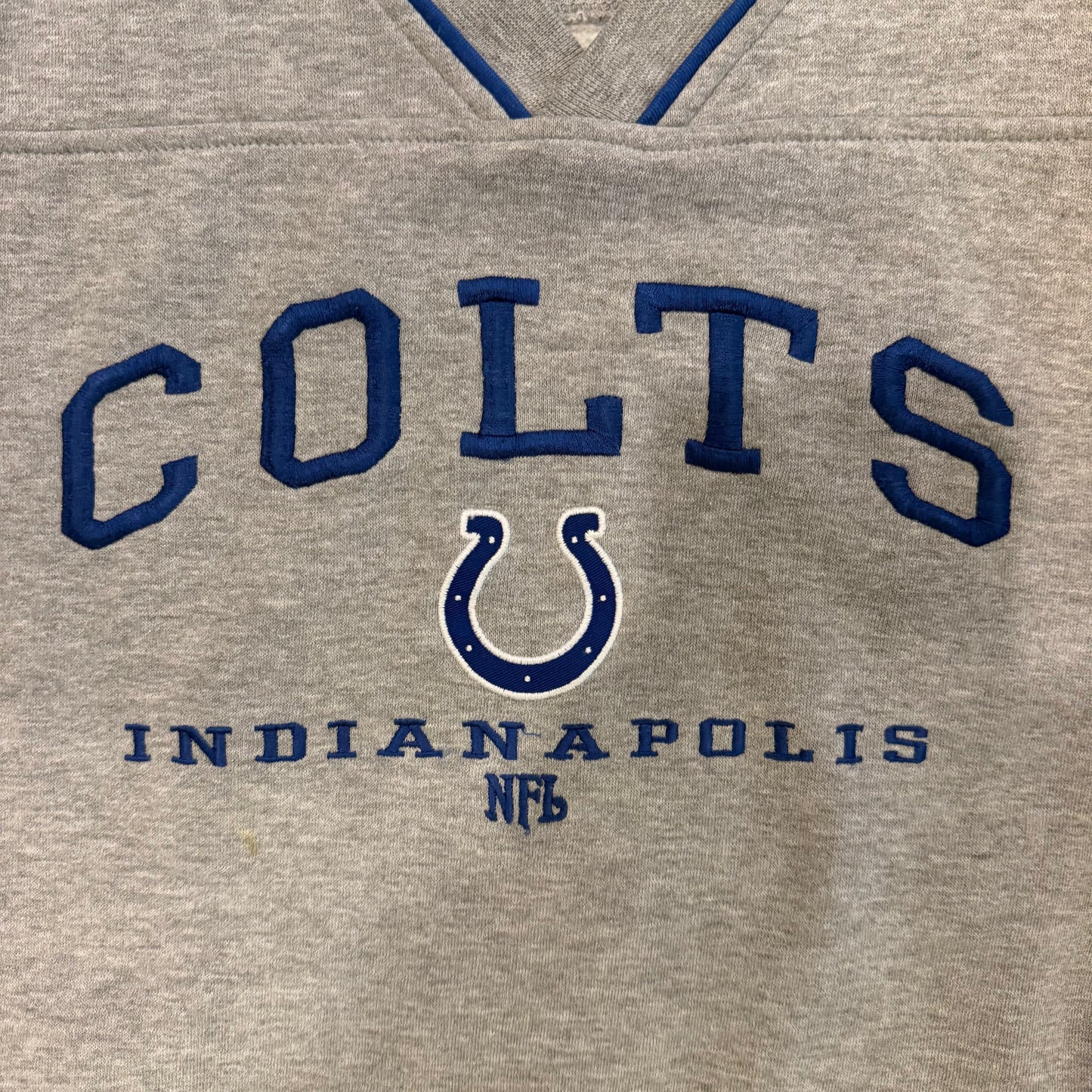 (L) Vintage 2000s Indianapolis Colts Gray NFL Crewneck