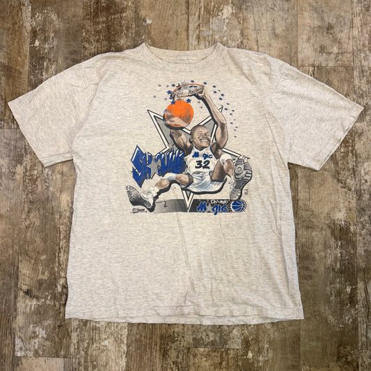 (XL) Vintage 90s Orlando Magic Shaquille Dunk Graphic Salem Sportswear Shirt