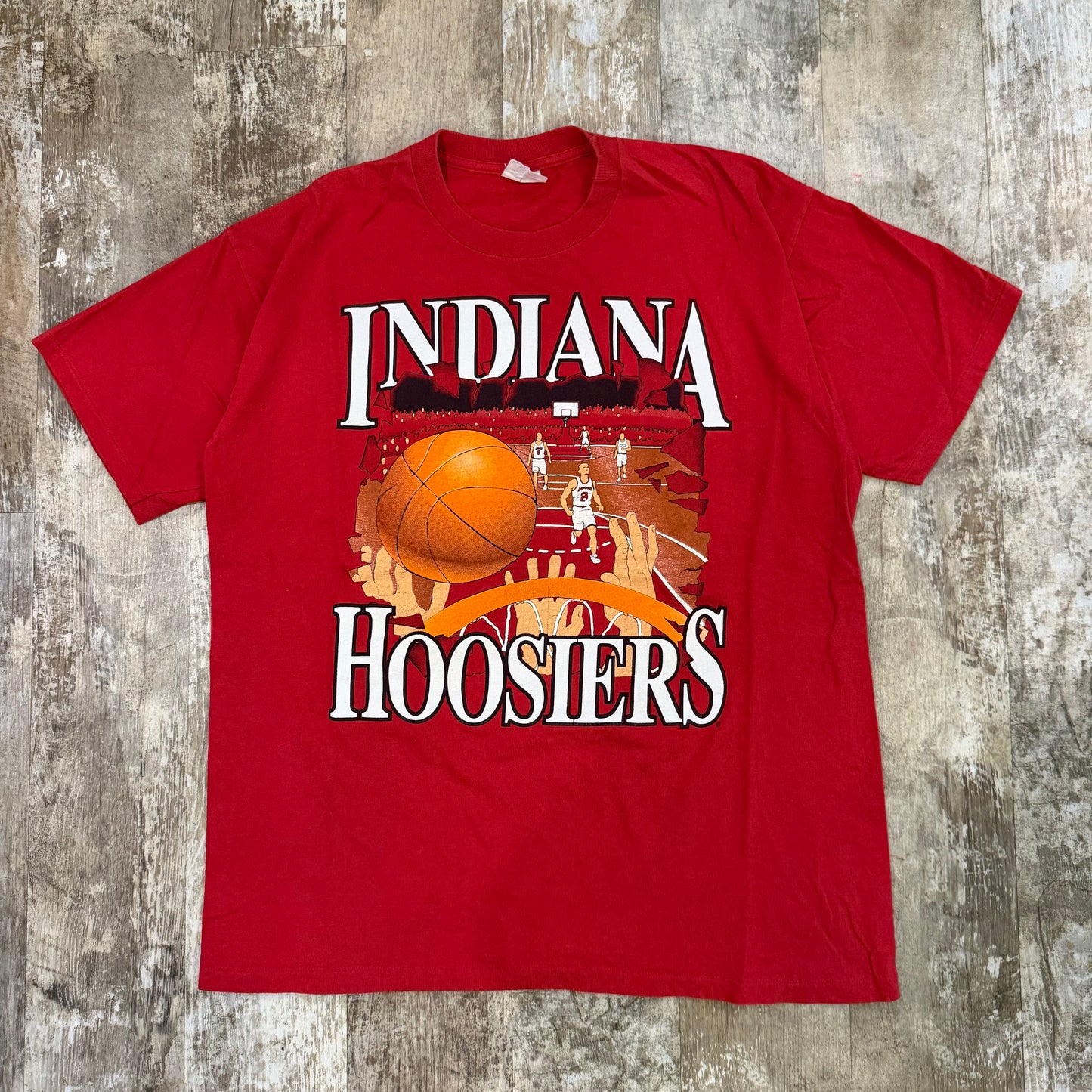 (XL) Vintage 1990s Indiana Hoosiers Basketball Graphic Shirt