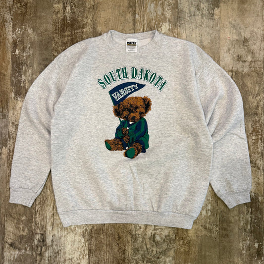 (M) Vintage 90s South Dakota Bear Crewneck