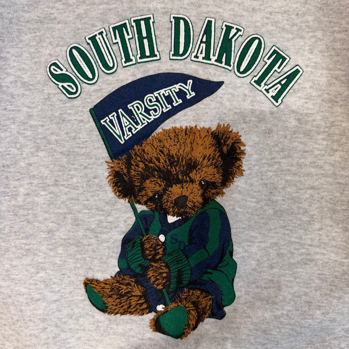 (M) Vintage 90s South Dakota Bear Crewneck