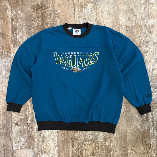 (XL) Vintage 1990s Jacksonville Jaguars Embroidered Crewneck