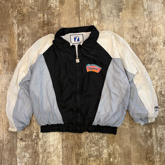 (XL) Vintage 1990s San Antonio Spurs Windbreaker Jacket