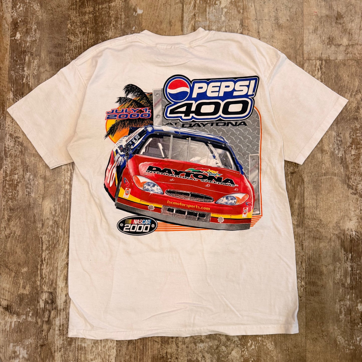 (M) Vintage 2000 Daytona Pepsi 400 Nascar Racing Shirt