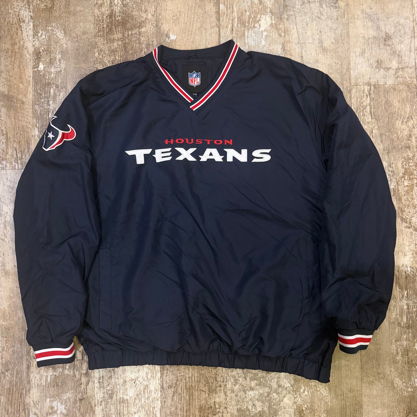 (XL) 2000s NFL Houston Texans Pullover Windbreaker