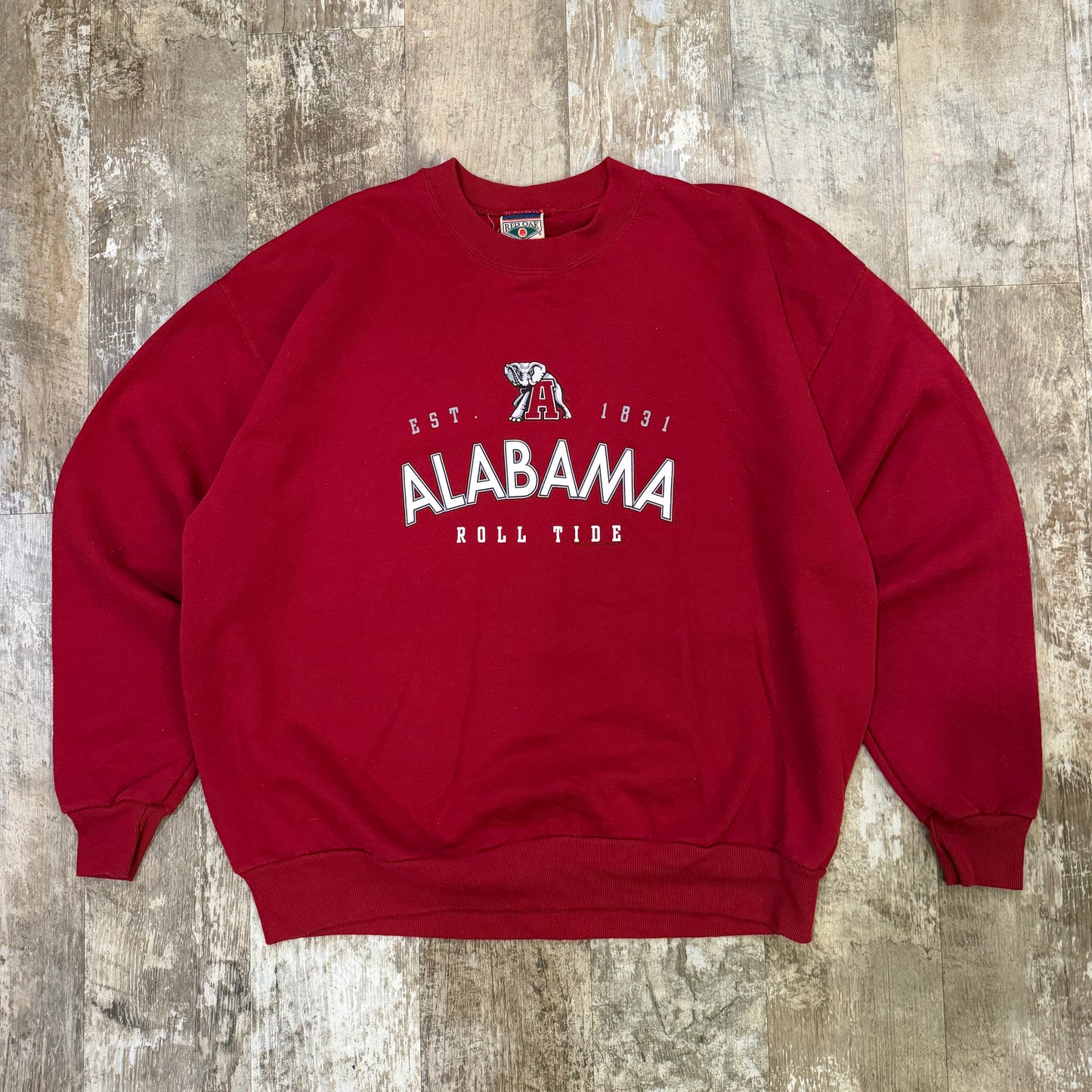 (L/XL) Vintage Alabama Roll Tide Red Crewneck