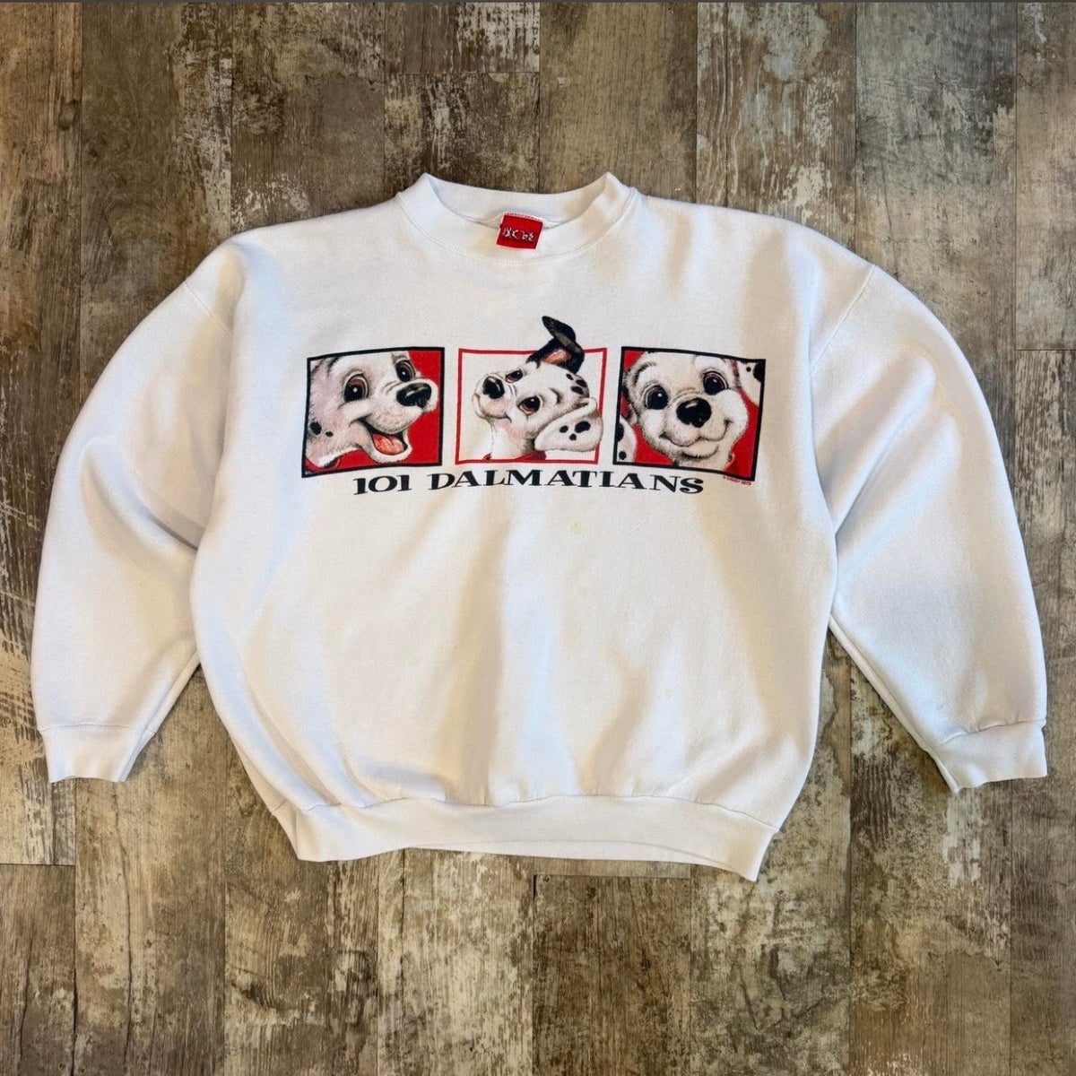 (L) Vintage 90s Disney 101 Dalmatians Puppy Crewneck
