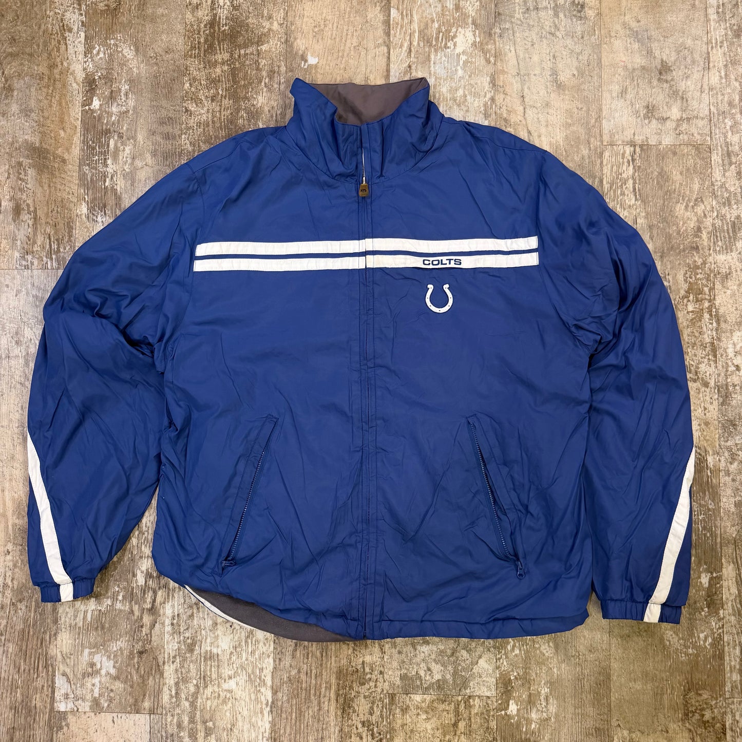 (M) Vintage Indianapolis Colts Blue NFL Jacket