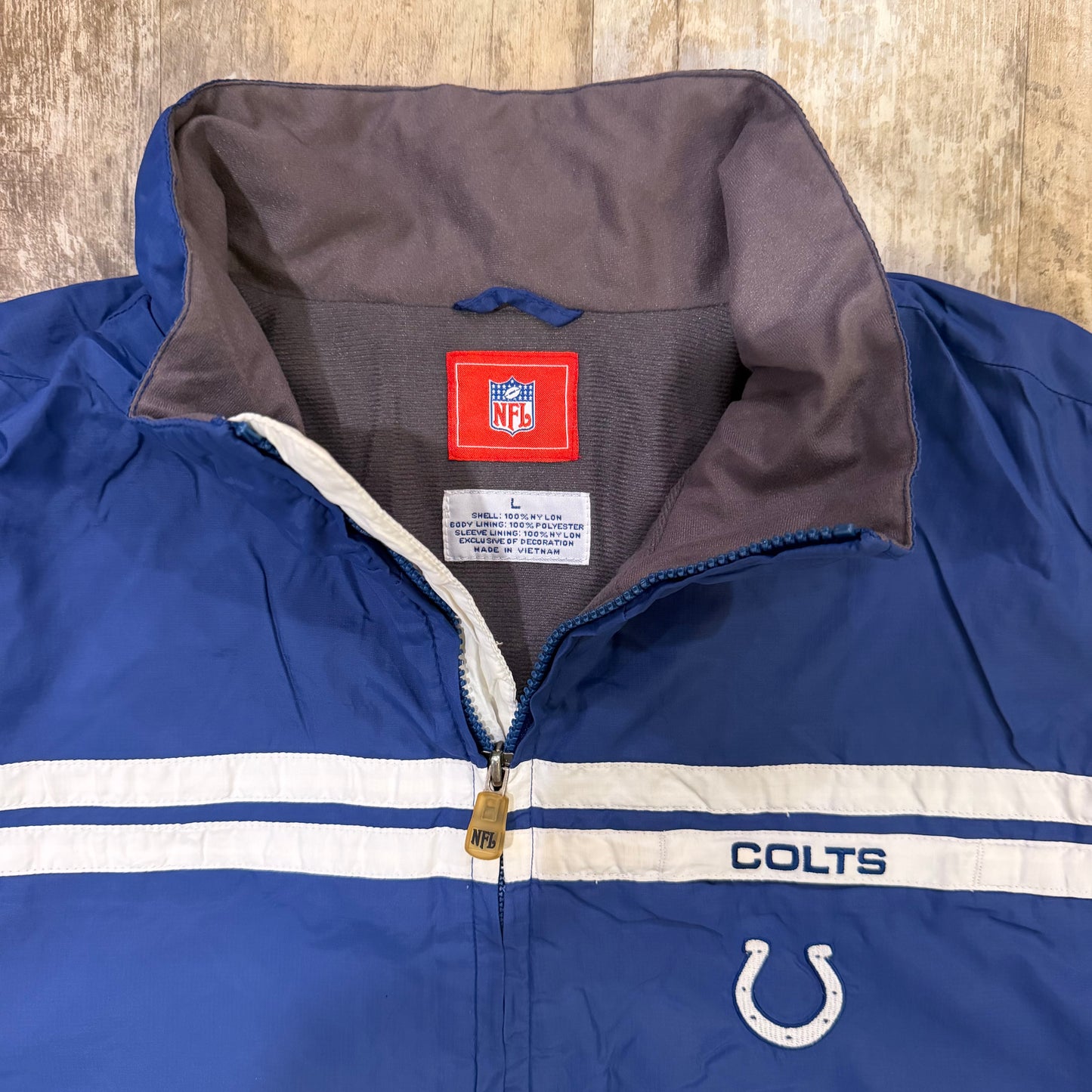 (M) Vintage Indianapolis Colts Blue NFL Jacket