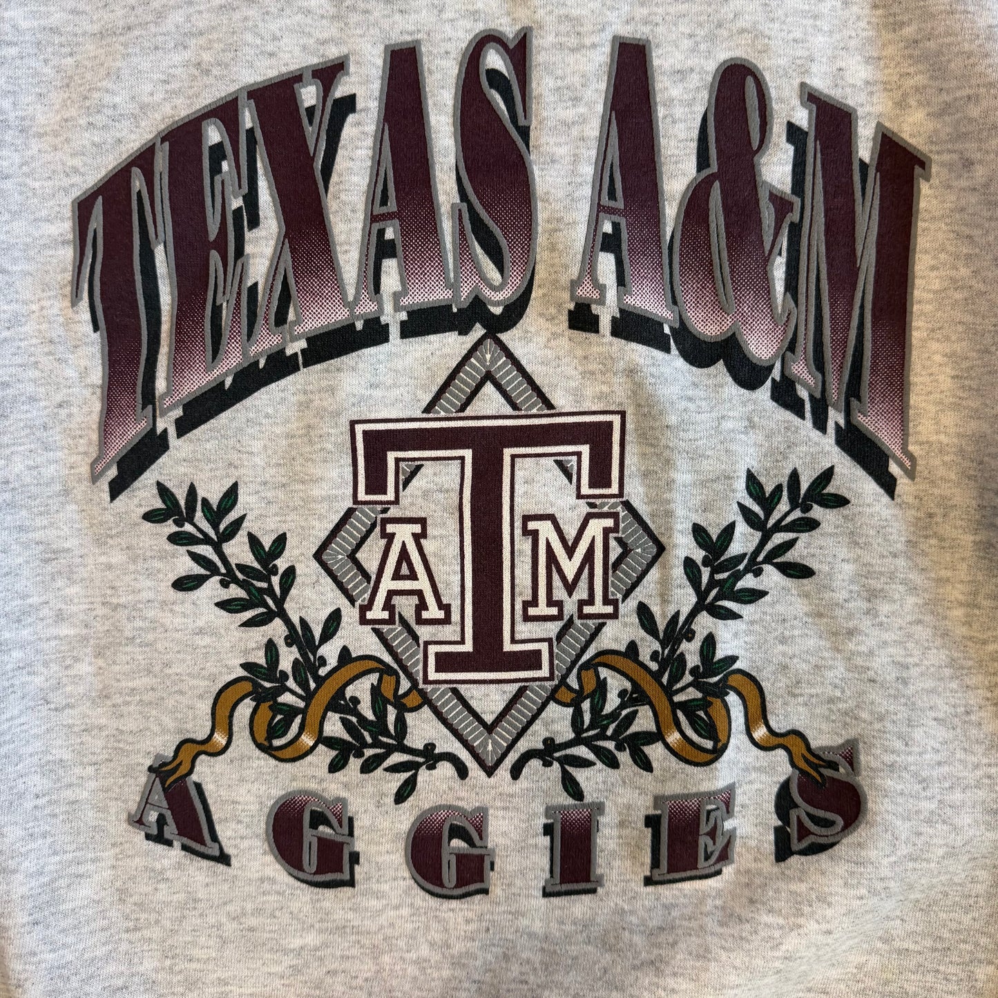(M/L) Vintage 90s Texas A&M Aggies Crewneck