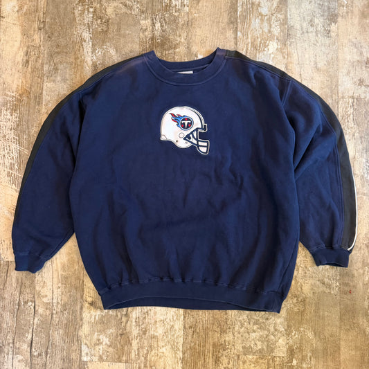(2XL) Vintage 2000s Tennessee Titans Reebok Crewneck
