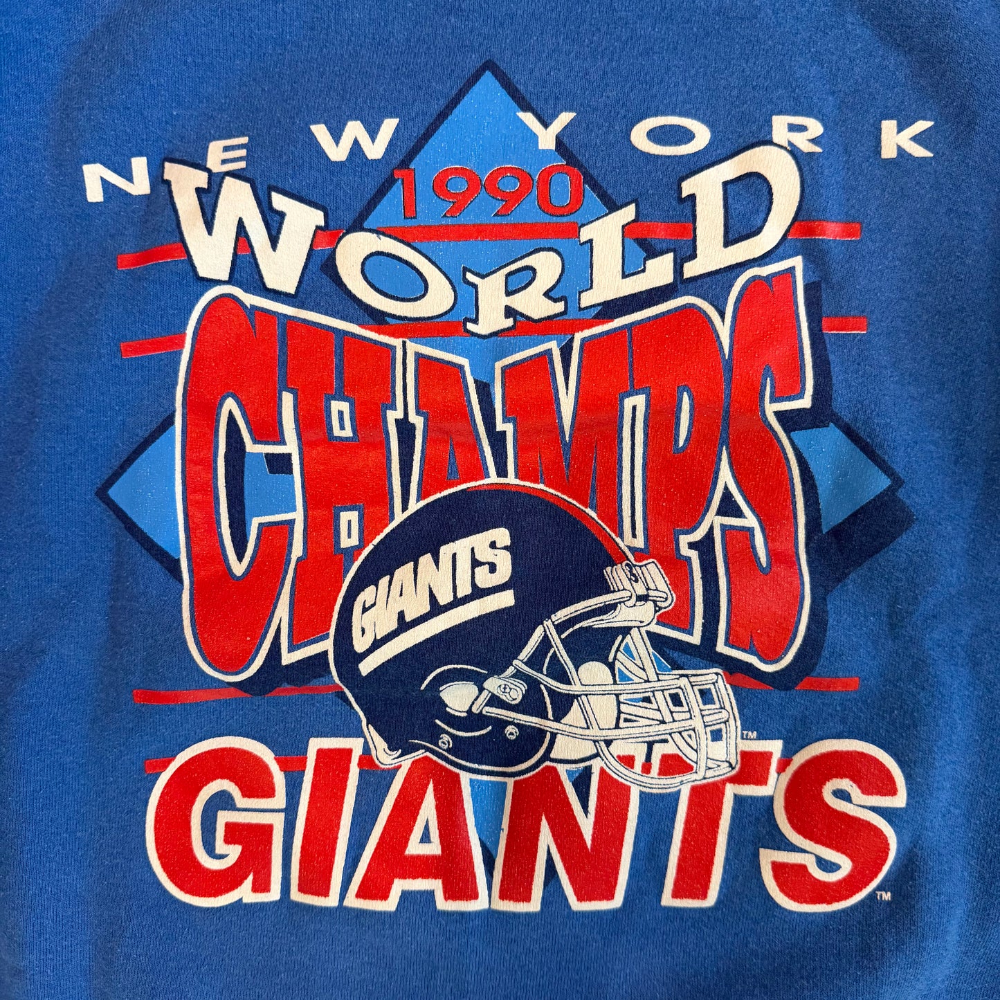 (L/XL) Vintage 1990 New York Giants Champions Crewneck